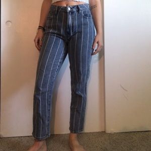 Pacsun stripped jeans